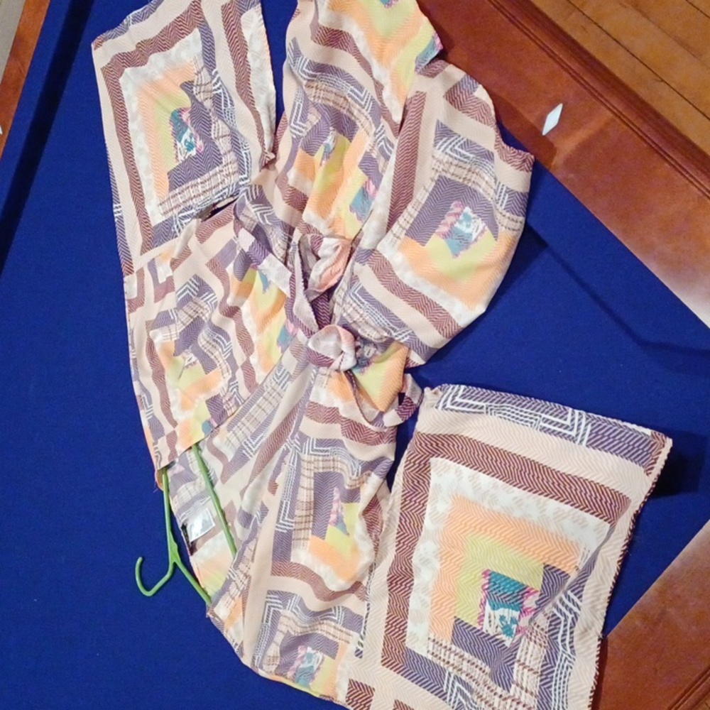 Saachi (Free People) Willow Patchwork Kimono - image 3